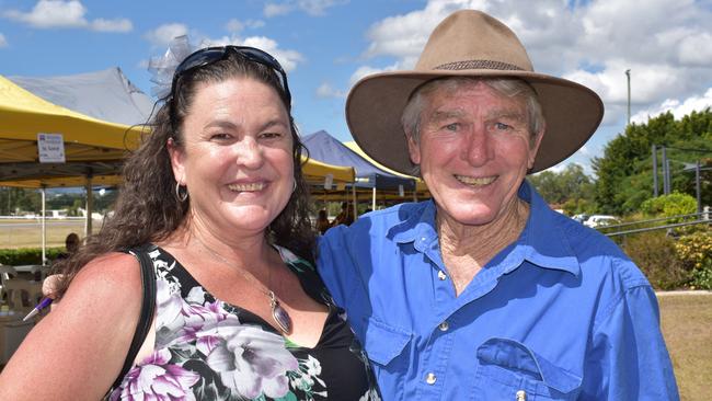 Marianne Murphy and Bruce Vincent at the 100 Club Cup race day 2023 in Gympie.