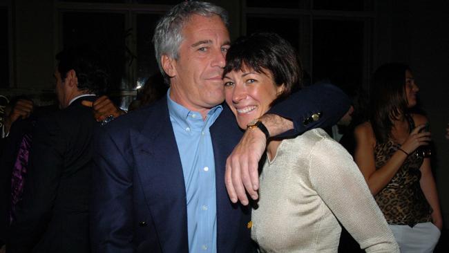 Jeffrey Epstein and Ghislaine Maxwell pictured in 2005. Picture: Getty