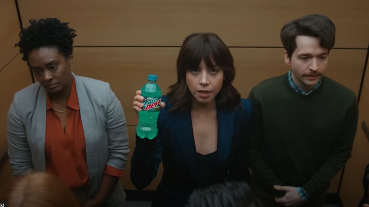 Aubrey Plaza delivers on her deadpan "having a blast" catchphrase. Picture: Supplied.