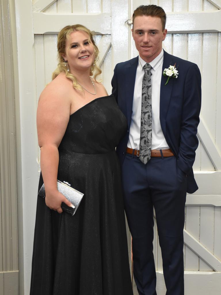 Liarna Miller and Jacob Rolfe at the Assumption College formal.