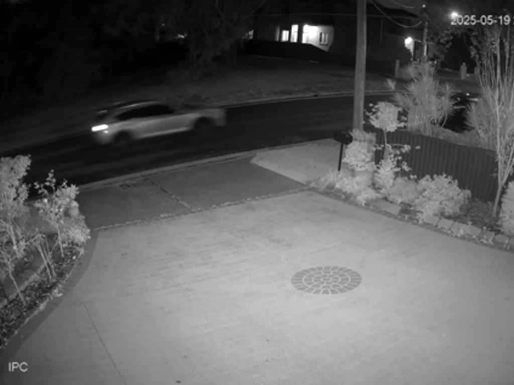 CCTV captured the horrifying moment Mr Versace was shot dead by a hooded hitman driving a silver hatchback (above). Picture: Supplied