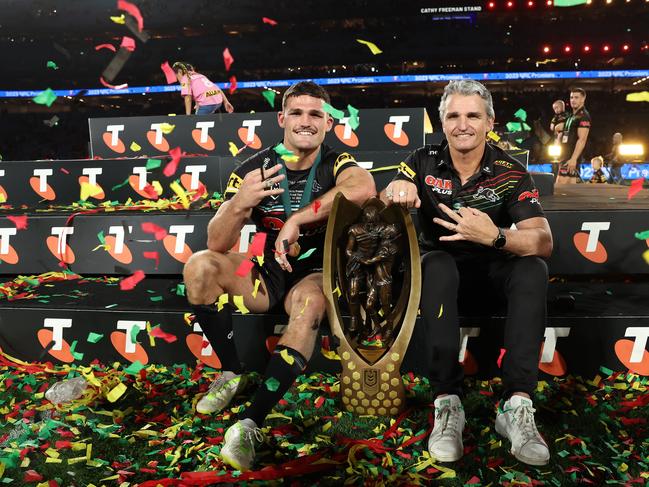 Ivan Cleary has broken down the Panthers’ grand final win, admitting he didn’t see Nathan’s match winning try coming. Picture: Getty Images