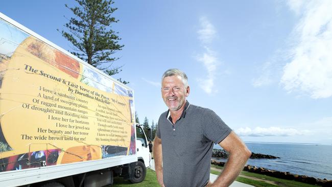 Scarborough man Brian Catterall has been taking kindness from the coast to the country to help those affected most by the drought. (AAP Image/Renae Droop)