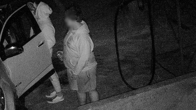 CCTV at the Bridport Golf Club captured a group allegedly stealing thousands of dollars of fuel. Picture: supplied