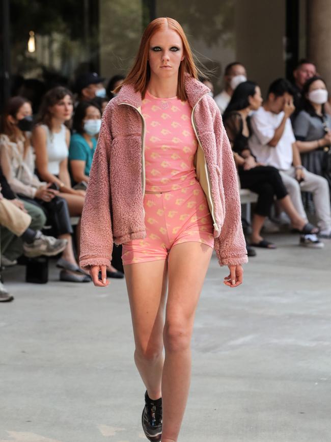 A model walks the runway for Sandy Liang during in 2021. Pic: Getty Images