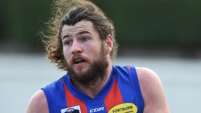 Port Melbourne VFL captain Toby Pinwill. The club’s players and coaches will play for free in Round 1 to try and keep the club afloat. Picture: Chris Eastman