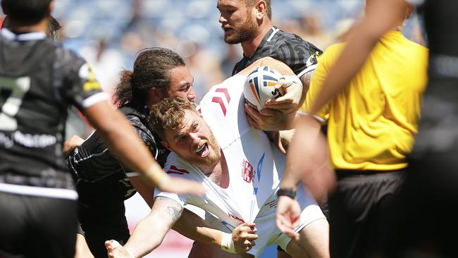 One referee was a big success in the international in Denver between New Zealand and England. Russell Lansford/Getty Images/AFP