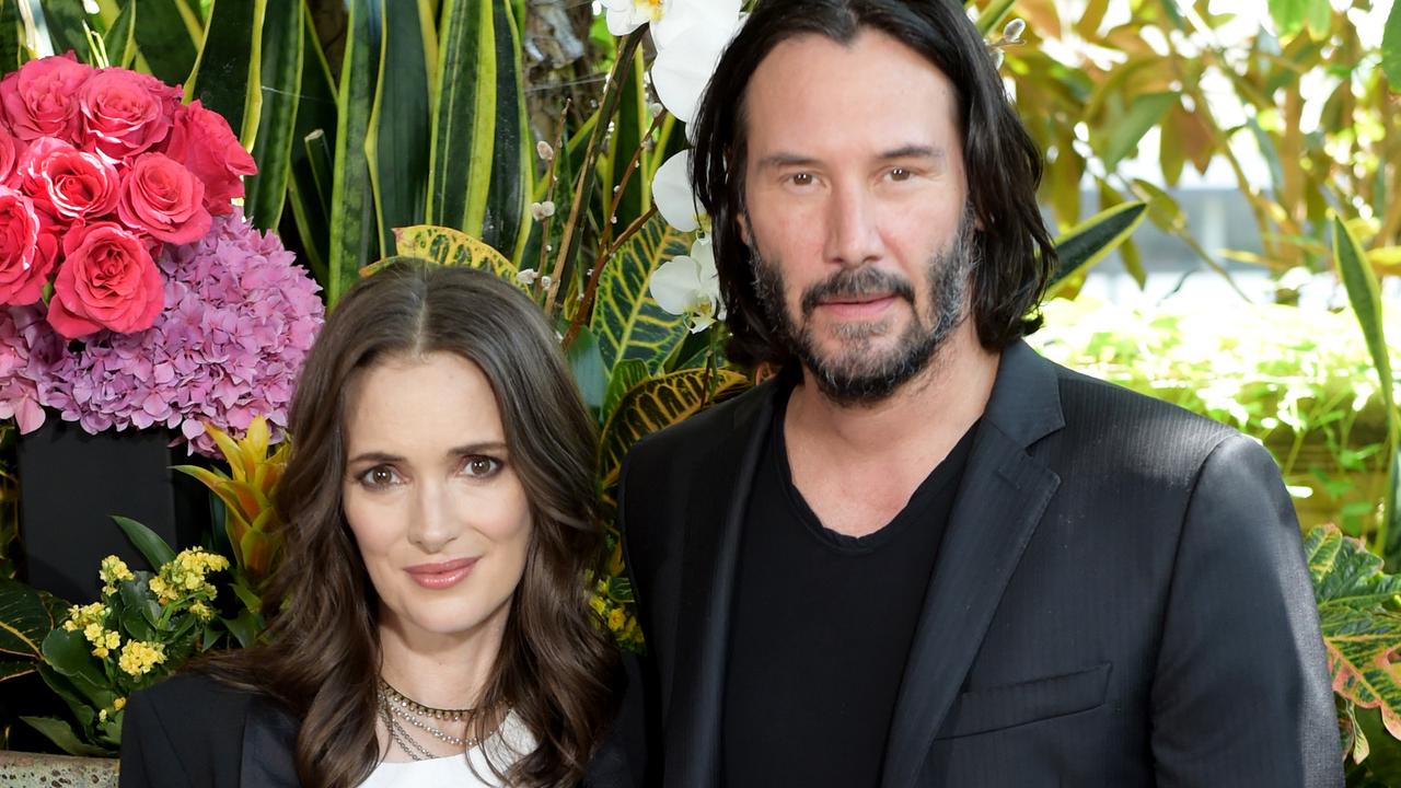 Winona Ryder and Keanu Reeves in 2018. Picture: Kevin Winter/Getty Images