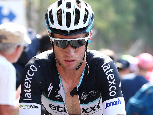 Tour de France - Stage 14 - Rodez to Mende. Australian Mark Renshaw makes his way up the last 4km to the finish. Photo Sarah Reed.