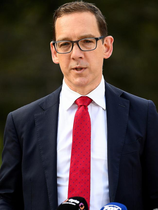 Victorian sports minister Steve Dimopoulos. Picture: Getty Images