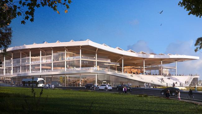 Artist impression of the new Fish Markets site at Pyrmont.