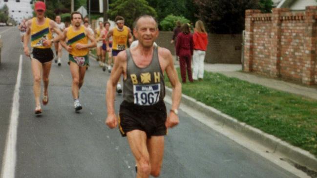 Ballarat runner Stan Nicholls in action in 1996. Picture: Contributed.