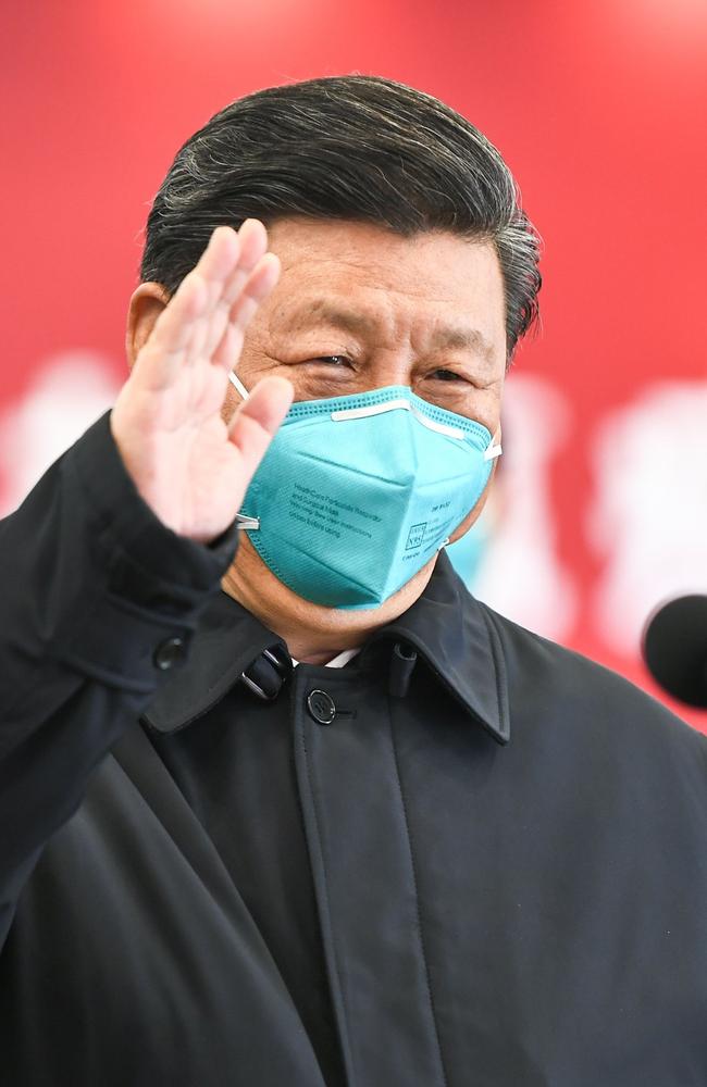 ‘Stomach-churning’ cover-up … but Chinese President Xi Jinping was praised by the World Health Organisation.