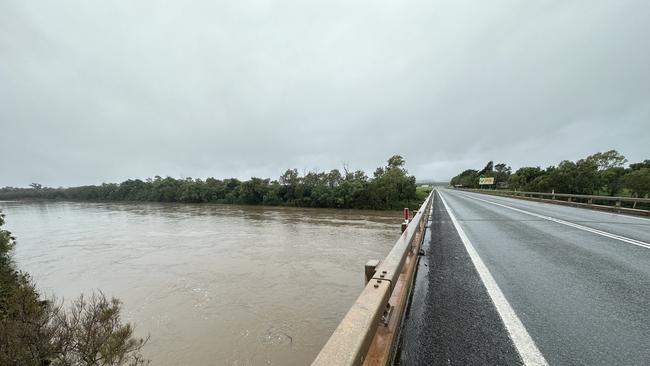 Sidney Cotton Bridge at the O'Connell River on January 17, 2023. Picture: Heidi Petith