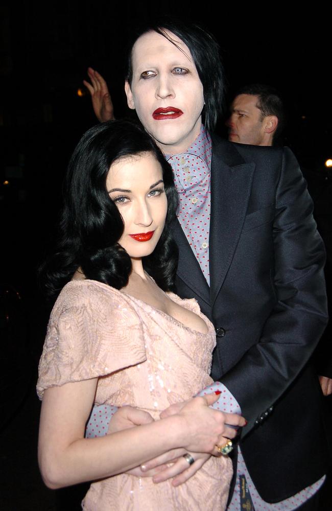 Dita von Teese was married to Manson. Picture: Getty Images