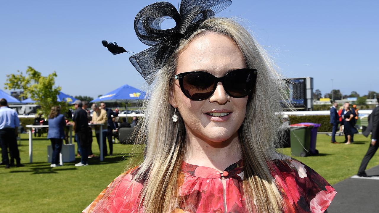 Caulfield Guineas horse race meeting, Caulfield, Victoria, Saturday 12th October 2024. Faces in the crowd. Pictured enjoying the race meeting is Chantell. Picture: Andrew Batsch