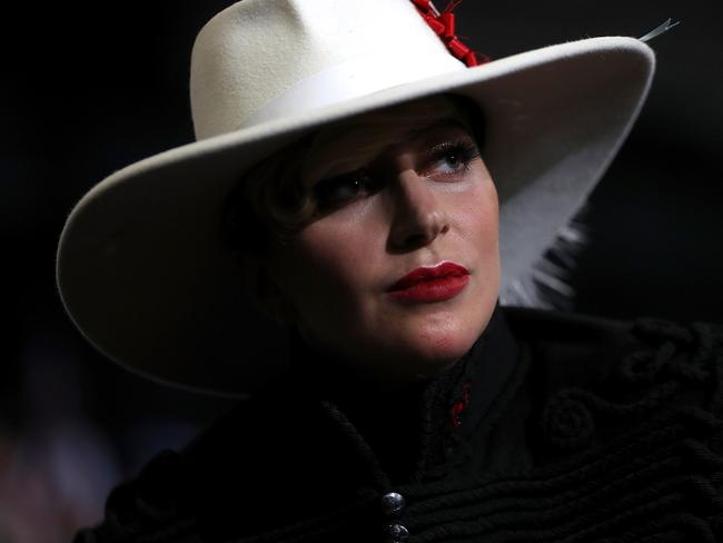 Gaga praised Clinton as “made of steel”. Picture: Justin Sullivan/Getty Images/AFP