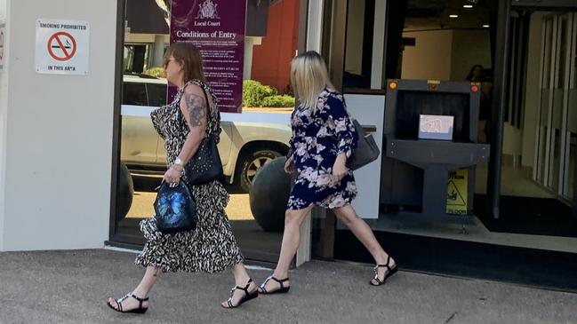 Andrea Groening leaving the Darwin Local Court. Picture: Sarah Matthews