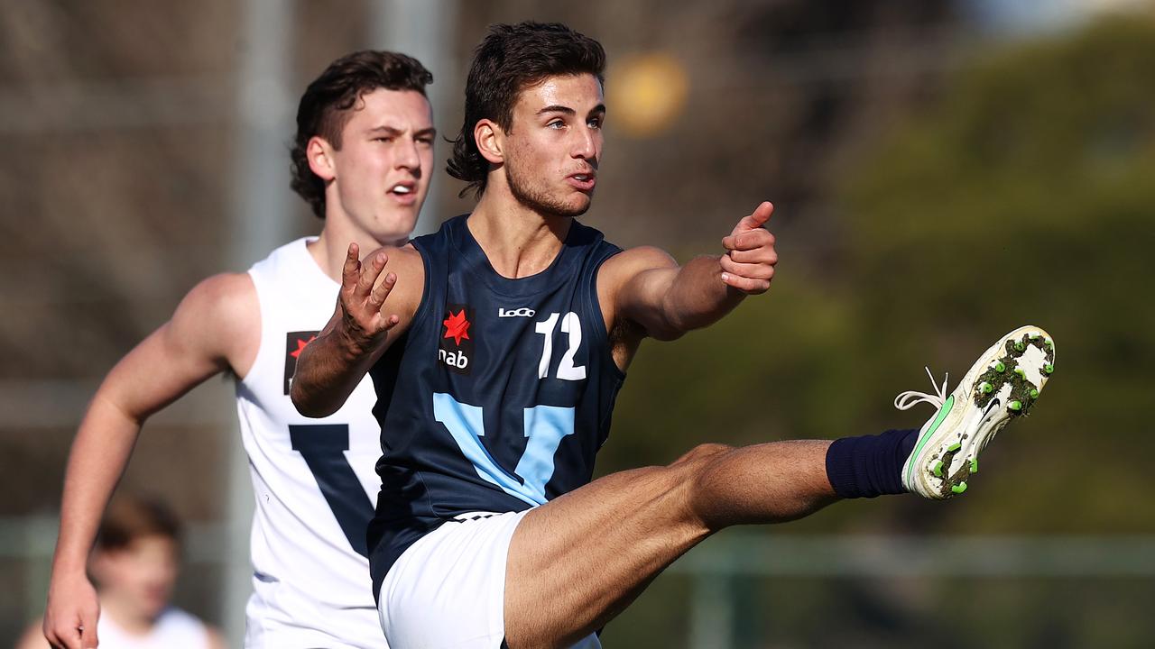 Collingwood needs draft points to match a bid for Nick Daicos. Picture: Michael Klein