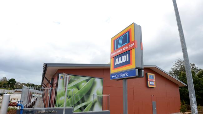 The new Aldi store to open in Goonellabah on Wednesday.Photo Cathy Adams / The Northern Star