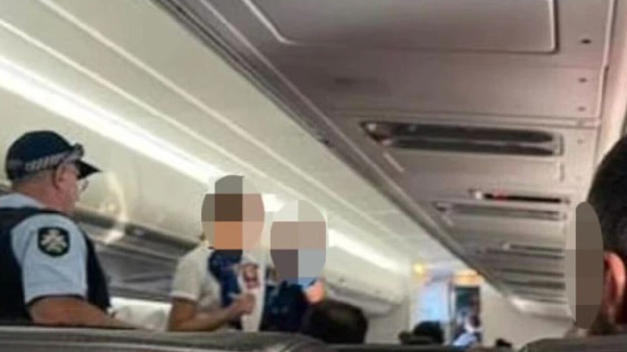 AFP said a man was sentenced to prison on Thursday for assaulting fellow passengers and causing more than $7000 worth of damage. Picture: Twitter/JetSkiBandit