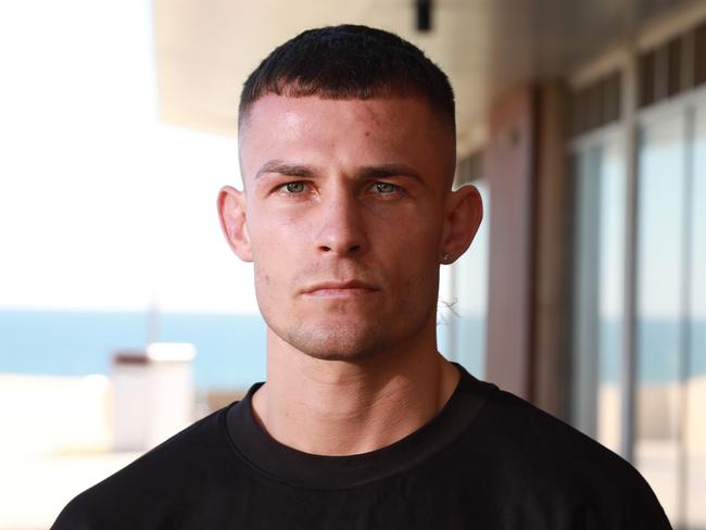 Boxer Harry Garside, photographed in Scarborough, WA. Photo 11th August 2023, by Philip Gostelow/The Australian.