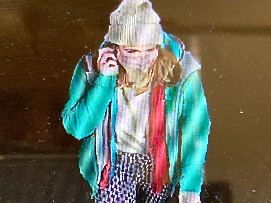 CCTV footage shows Sarah Everard on March 3 as she walked along the A205 Poynders Road in south London. Picture: Metropolitan Police/AFP