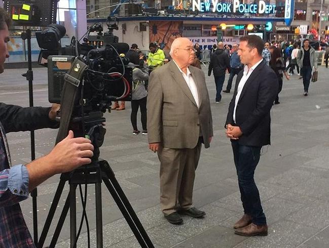 The Today Show host is in New York for the US election. Picture: Karl Stefanovic Instagram