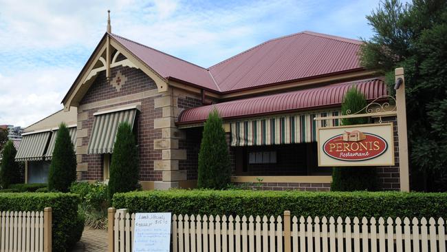 Peroni's Italian Restaurant at Harris Park before Indian restaurants and food trucks dominated the suburb.