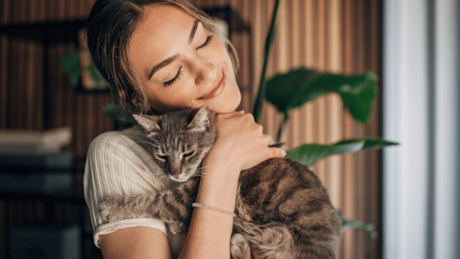 You may have already noticed your breathing slowing when you’re petting your dog or cat, because in addition to making us happier, our pets are also great for our mental health. Image: iStock