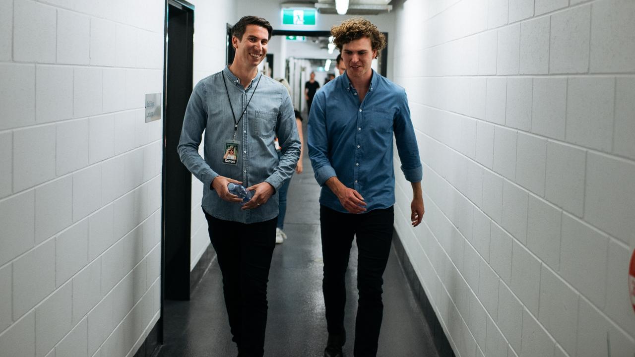 UNIFIED boss Jaddan Comerford on the “long hard road” with Vance Joy. Picture: Supplied.