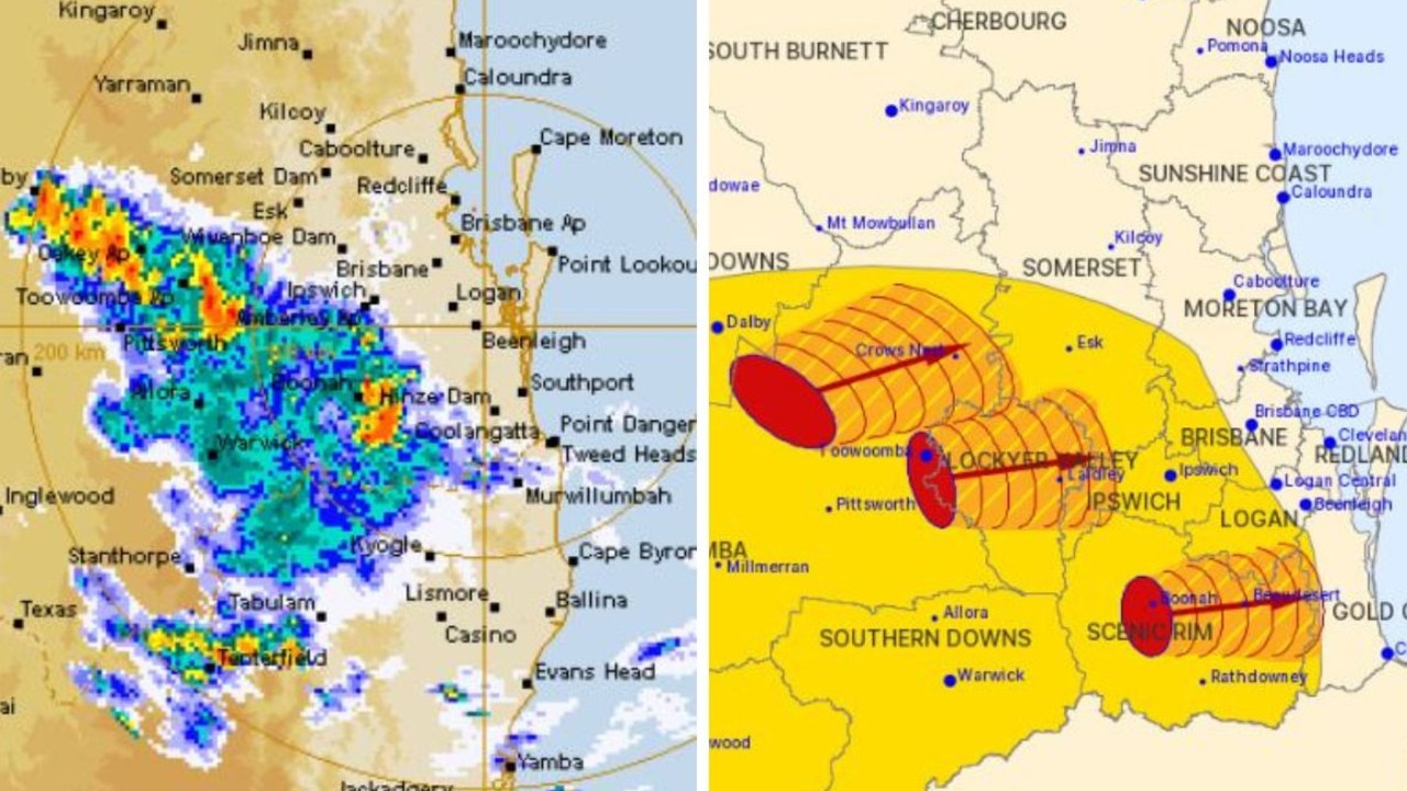 Qld Weather Storm Warning For Large Hailstones Heavy Rain Damaging Winds The Courier Mail