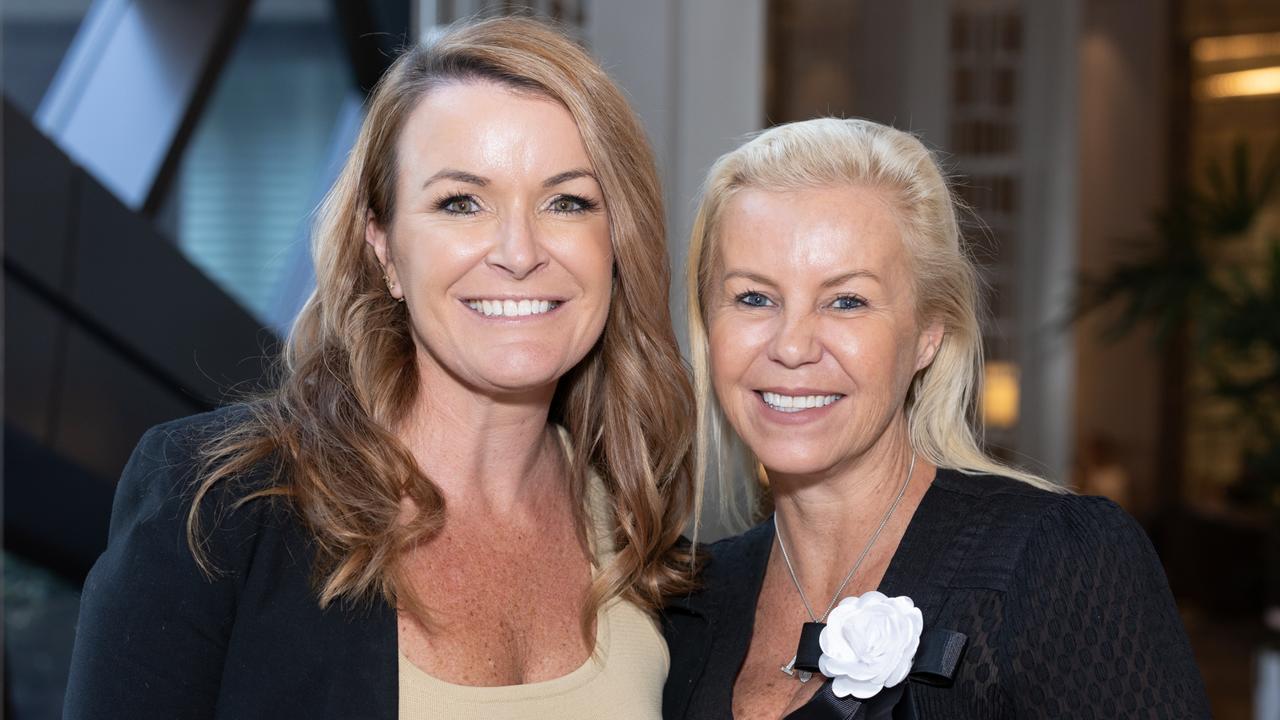 Belinda Dawes and Kate Bennett for The Pulse at Langham X Bulgari High Tea, Tuesday May 2 2023. Picture: Celeste Humphrey