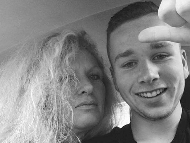 Lleyton Van Spronssen, of Ourimbah, has been granted bail to live with his mum Deanne Thatcher after a crash which killed one of his friends. Picture: Facebook