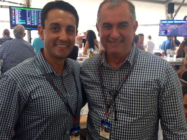 It was checks all round for former local government minister David Crisafulli and former chief superintendent Des Lacey at the GC600