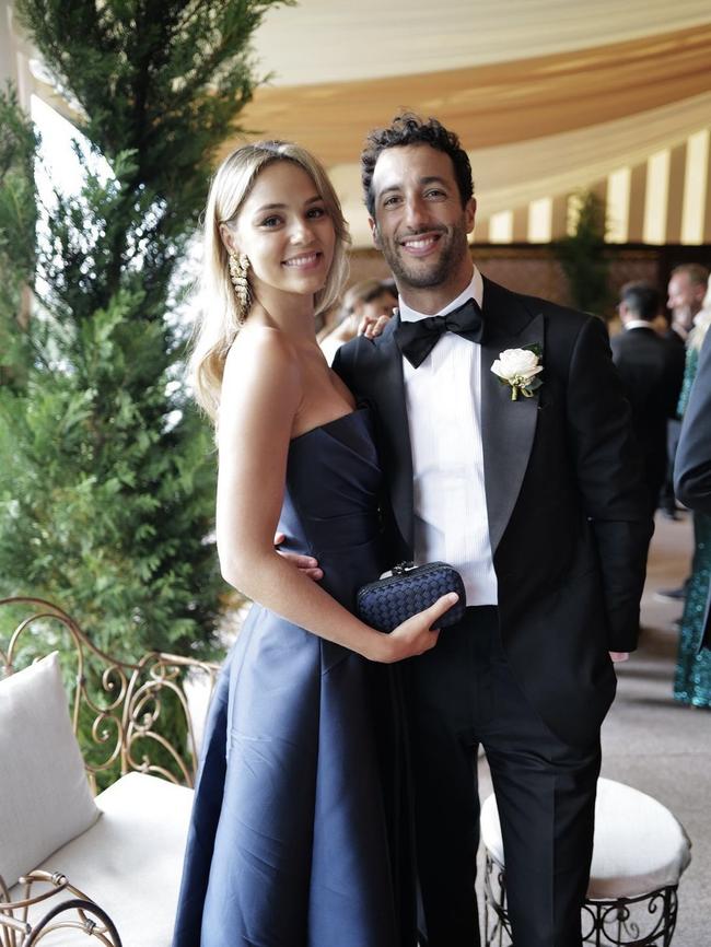 Heidi Berger and Daniel Ricciardo