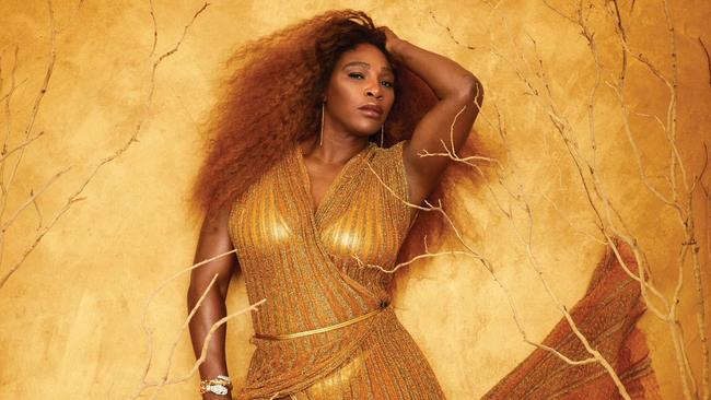 Serena Williams in Harpers Bazaar. Picture: Harpers Bazaar.