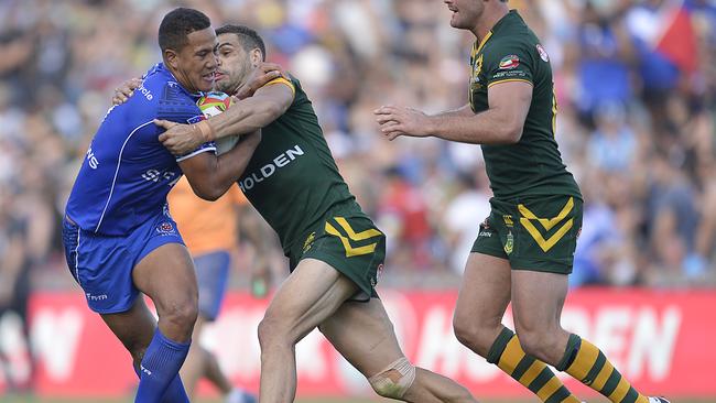Kyle Stanley impressed the Sharks playing the Four Nations for Samoa.