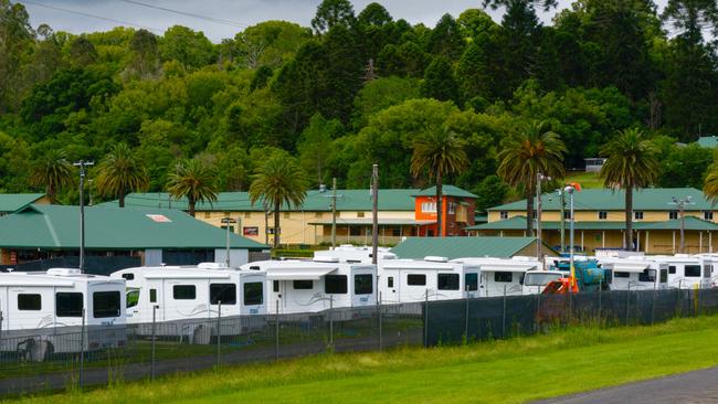 17 motorhomes at the Lismore Showground to assist close contacts of people with COVID-19 to isolate safely and effectively, if they cannot do so at their usual premises.