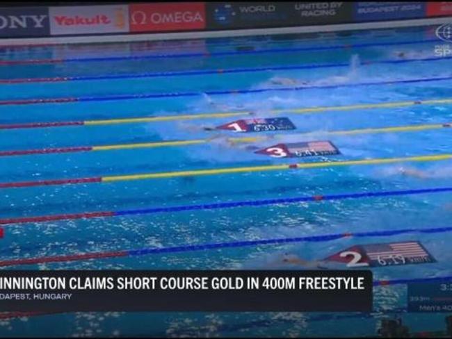 Winnington claims Gold in 400m freestyle