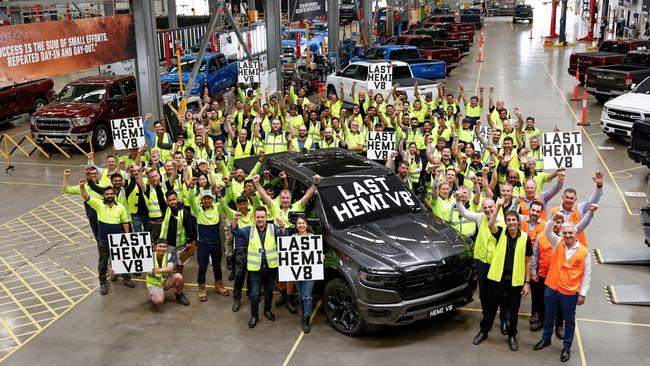 RAM has finished production of Hemi-powered V8 utes. Picture: Supplied