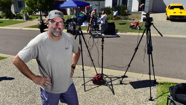 Photographer and videographer Cameron Laird has started live streaming events including birthdays and funerals to adapt to COVID-19. PICTURE: MATT TAYLOR.