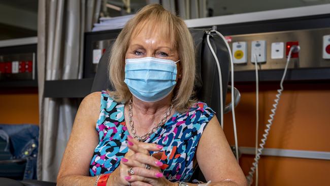 Genomic sequencing helped doctors find an effective treatment for Vicky Morrison, 73. Picture: Jake Nowakowski