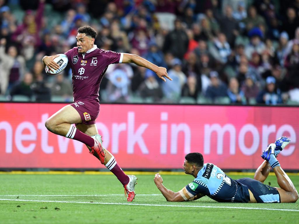 Xavier Coates. 2020 SOO Round 01 - New South Wales v Queensland, Adelaide Oval, 2020-11-04. Digital image by Gregg Porteous � NRL Photos