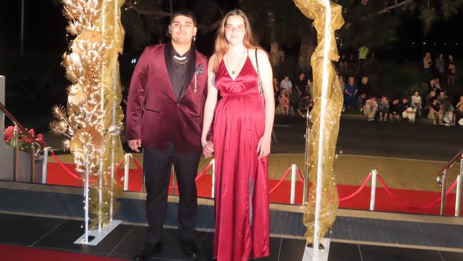 Mani Bowers &amp; Kellita Togo at the Xavier Catholic College formal.