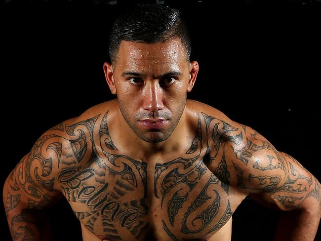 Gold Coast UFC fighter Dylan Andrews will fight in Adelaide on UFC Fight Night undercard and is pictured at his Burleigh Waters training centre Pic by David Clark