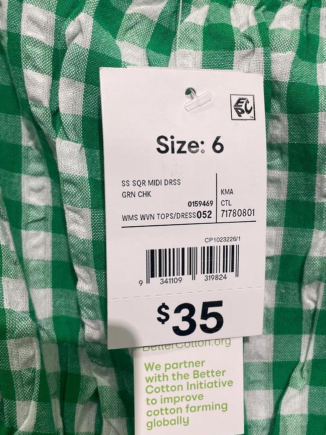 The dress retails for $35. Picture: Instagram/everydayKmart