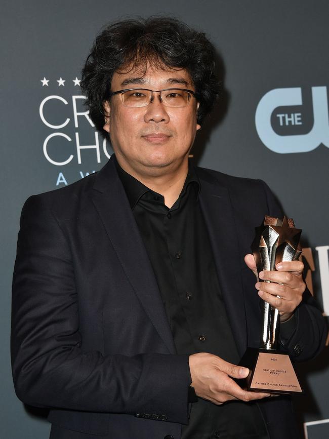 Bong Joon Ho wins Best Director in 2020. Picture: Getty