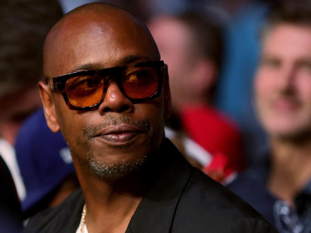 Dave Chappelle caused uproar at a comedy gig and was told to “shut up” when he reportedly weighed in on the Israel-Palestine war. Picture: AFP