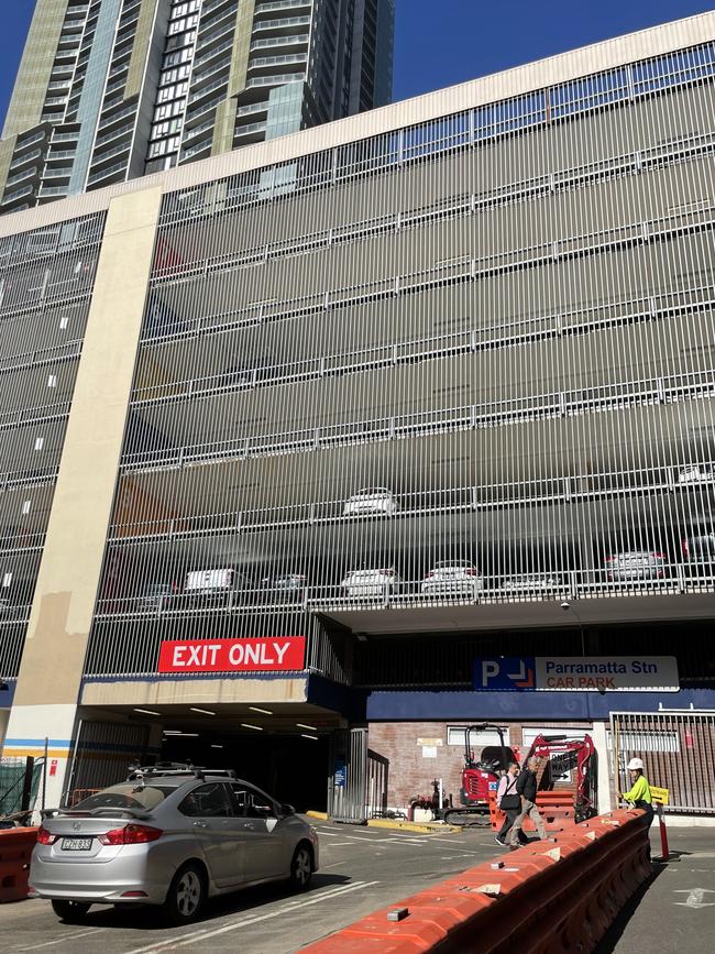 It costs $22 to park all day at the Parramatta Station carpark.